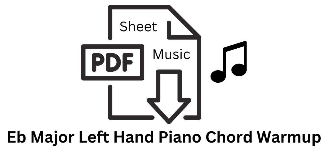 Eb piano chord warmup