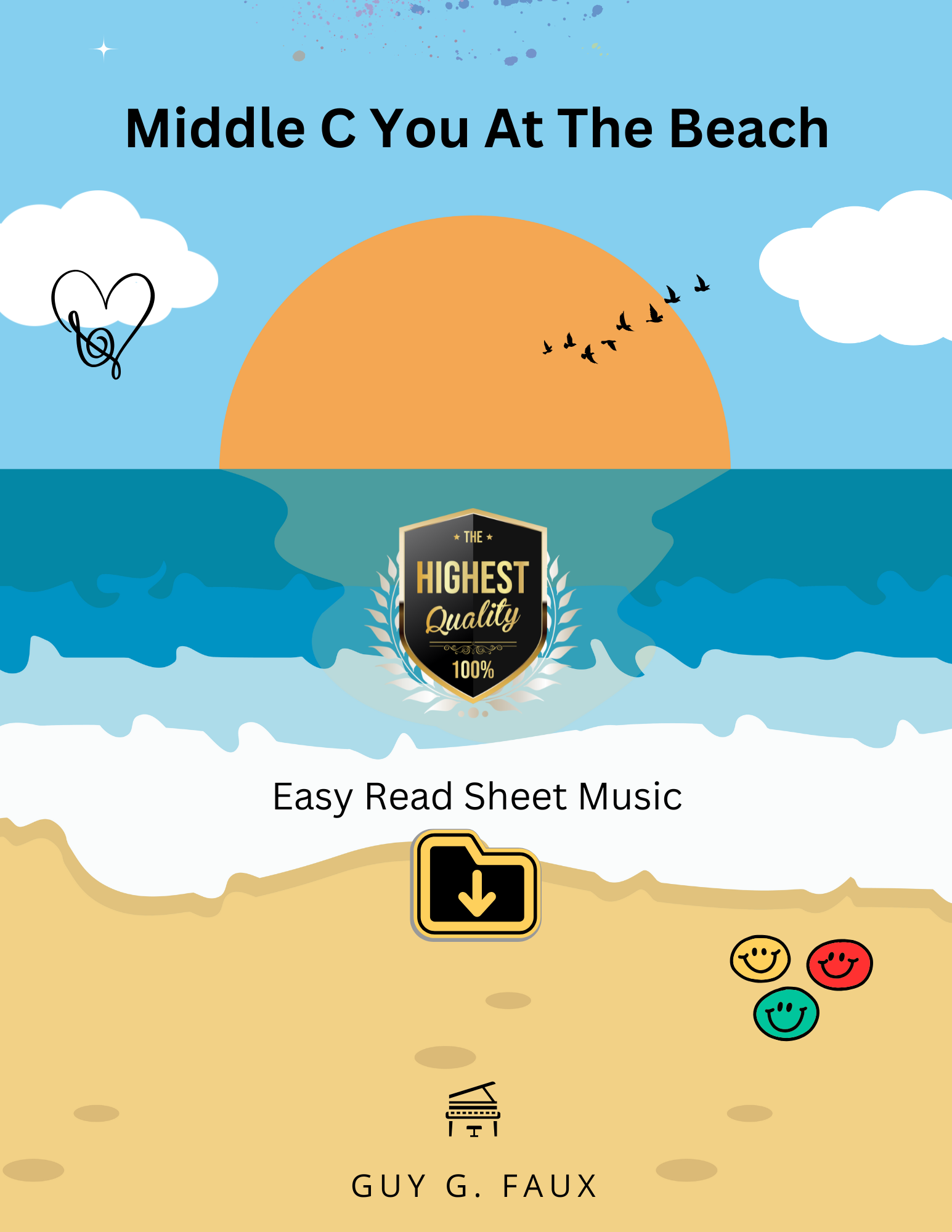 Middle C You at the Beach - COVER