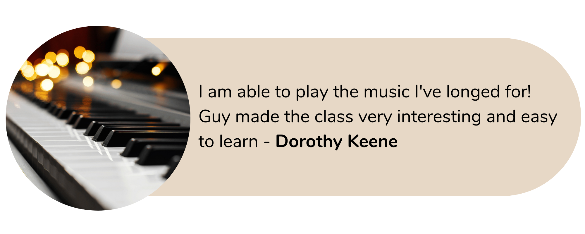 Dorothy Keene - Testimonial 5